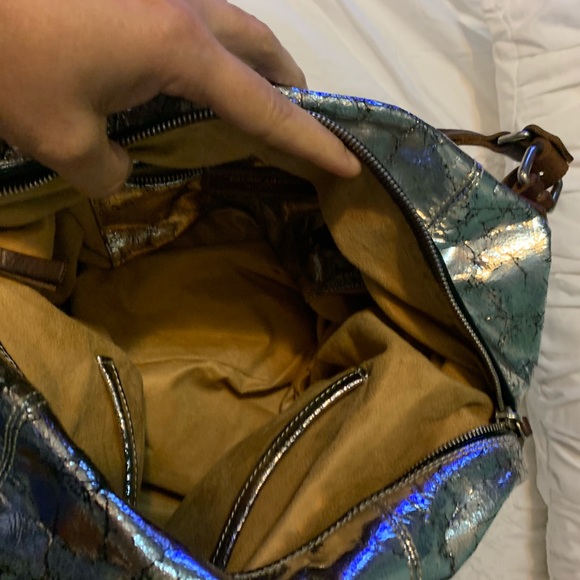 PAURIC SWEENEY METALLIC LEATHER BAG - Picture 4 of 16